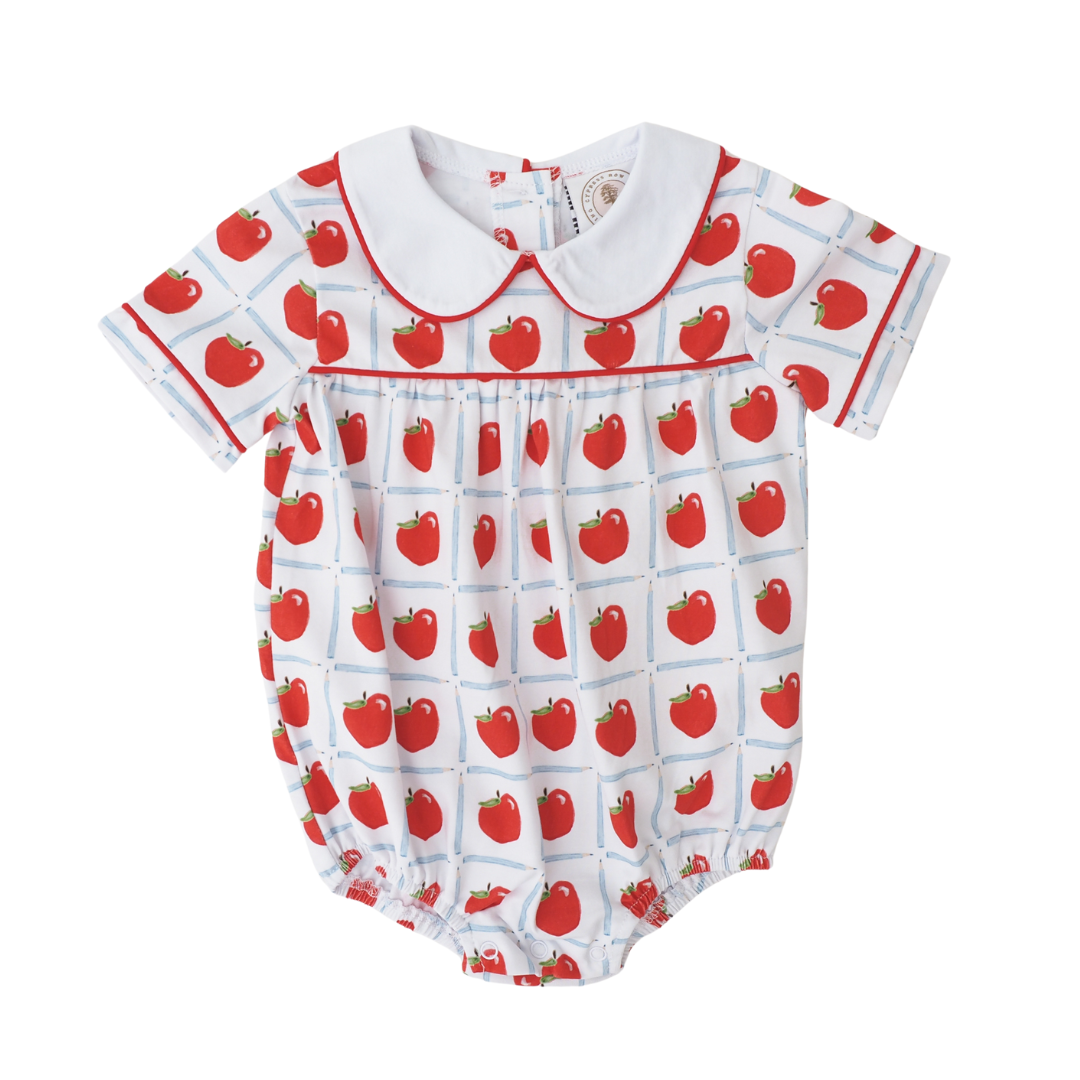 Teacher's Pet Plaid Boys Channing Bubble