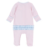 Bowtique Pumpkin Applique Ruffle Footie