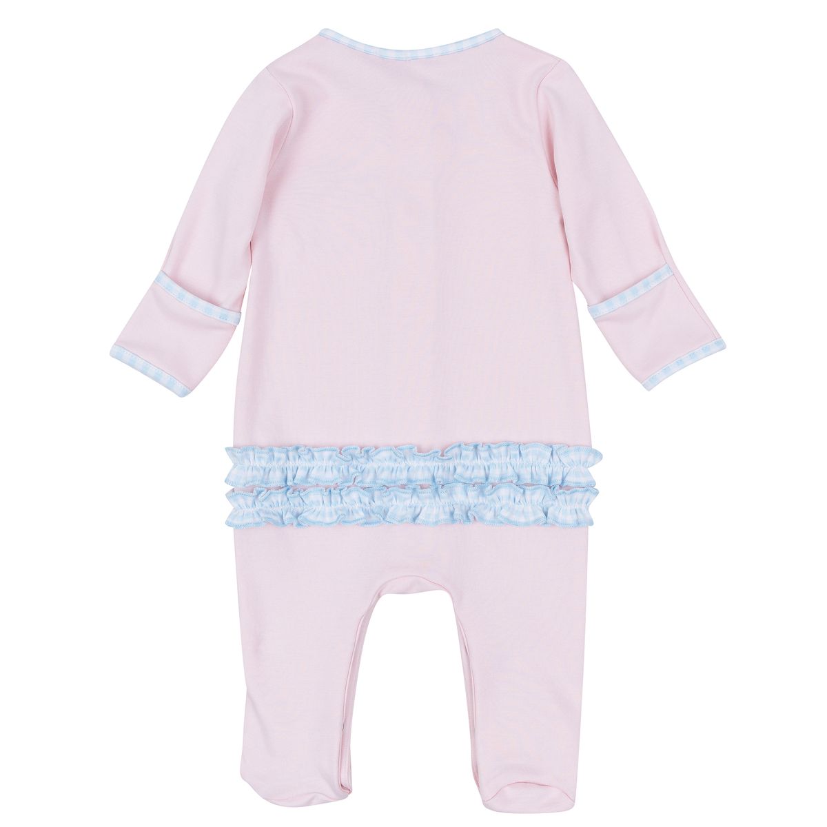 Bowtique Pumpkin Applique Ruffle Footie