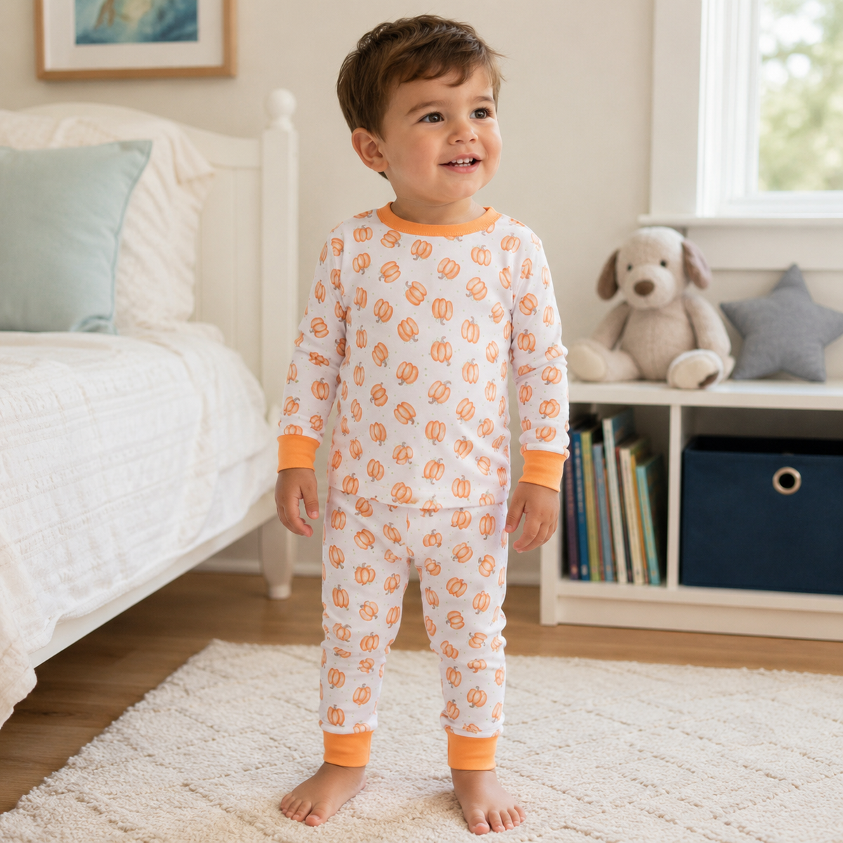 Baby Pumpkin Long Pajamas
