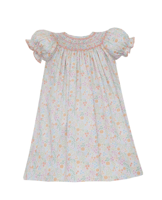 Pumpkin Print Floral Bishop