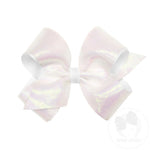 Medium Sheer/Grosgrain Overlay Bow