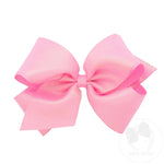 King Sheer/Grosgrain Overlay Bow