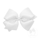 King Sheer/Grosgrain Overlay Bow