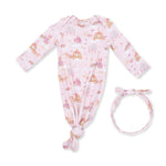 Princess Unicorns and Castle Knotted Gown Set