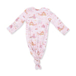 Princess Unicorns and Castle Knotted Gown Set