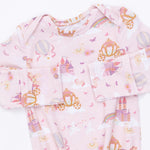 Princess Unicorns and Castle Knotted Gown Set