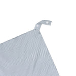 Dusty Blue Mini Stripe Dog Lovey Blanket