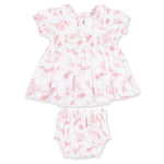 Ballet Toile Smocked Dress Set