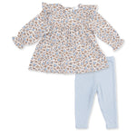 Hazel Floral Ruffle Tunic w/Legging