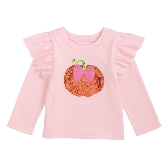 Pink Sparkle Pumpkin Tee