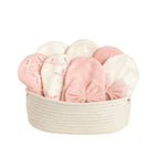 Pink and White Bow Hats