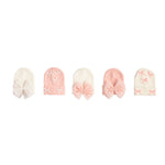 Pink and White Bow Hats