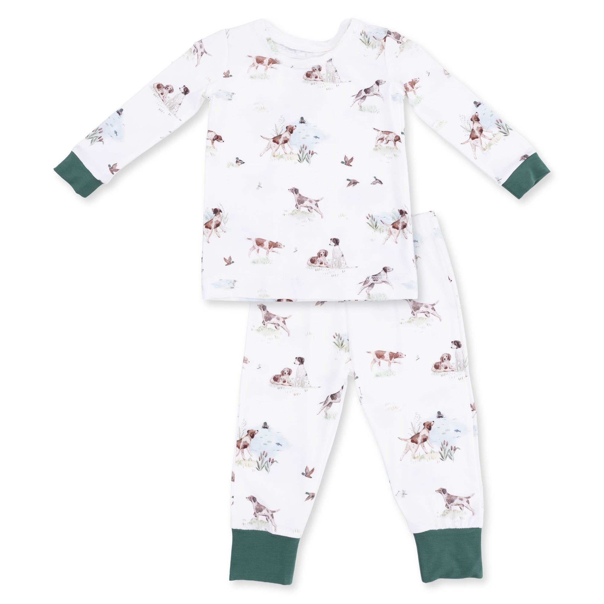 Pointer Pups and Duck Buddies L/S Loungewear Set