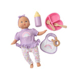 12" Sweet Baby Nursery Deluxe Feeding Wooden Accessary Set
