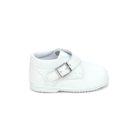 Finch Velcro Bootie White