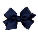 Medium Satin/Grosgrain Overlay Bow