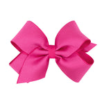 Medium Satin/Grosgrain Overlay Bow