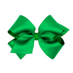 King Satin/Grosgrain Overlay Bow