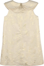 Golden Flowers A-line Dress