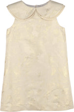 Golden Flowers A-line Dress