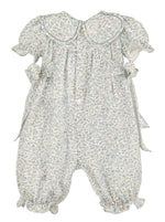 Whimsy Floral Petal Girl's Longall Blue