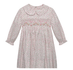 Garden Whispers Pink Flower Juliette Dress