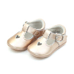 Rosalie Heart Rose Gold Maryjane