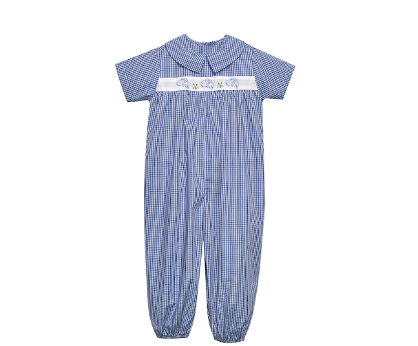 Flying Bass Royal Blue Tate Long Romper