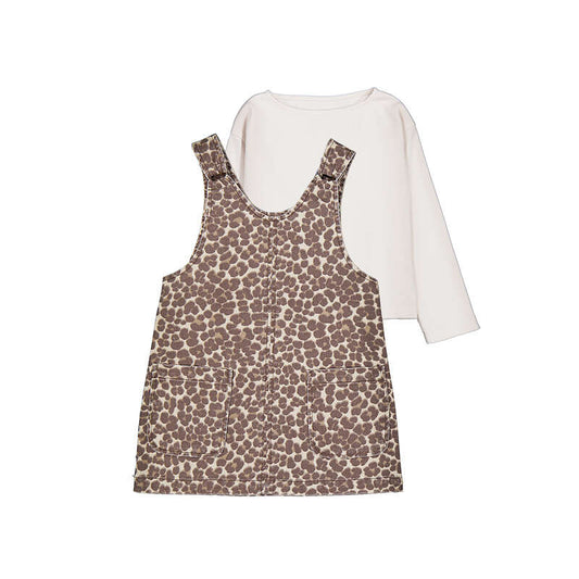 Chestnut Pinafore Dress