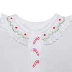 Candy Cane White Alice Girl Bloomer Set