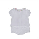 Candy Cane White Alice Girl Bloomer Set