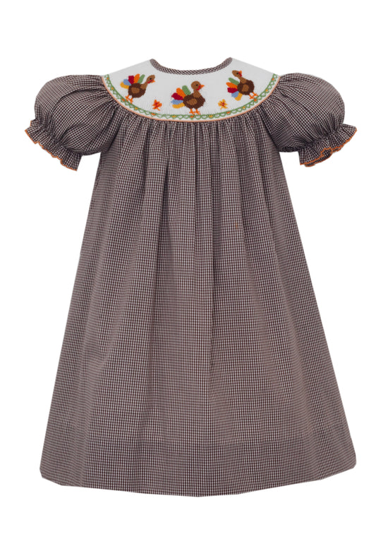 Turkey Brown Gingham Bishop