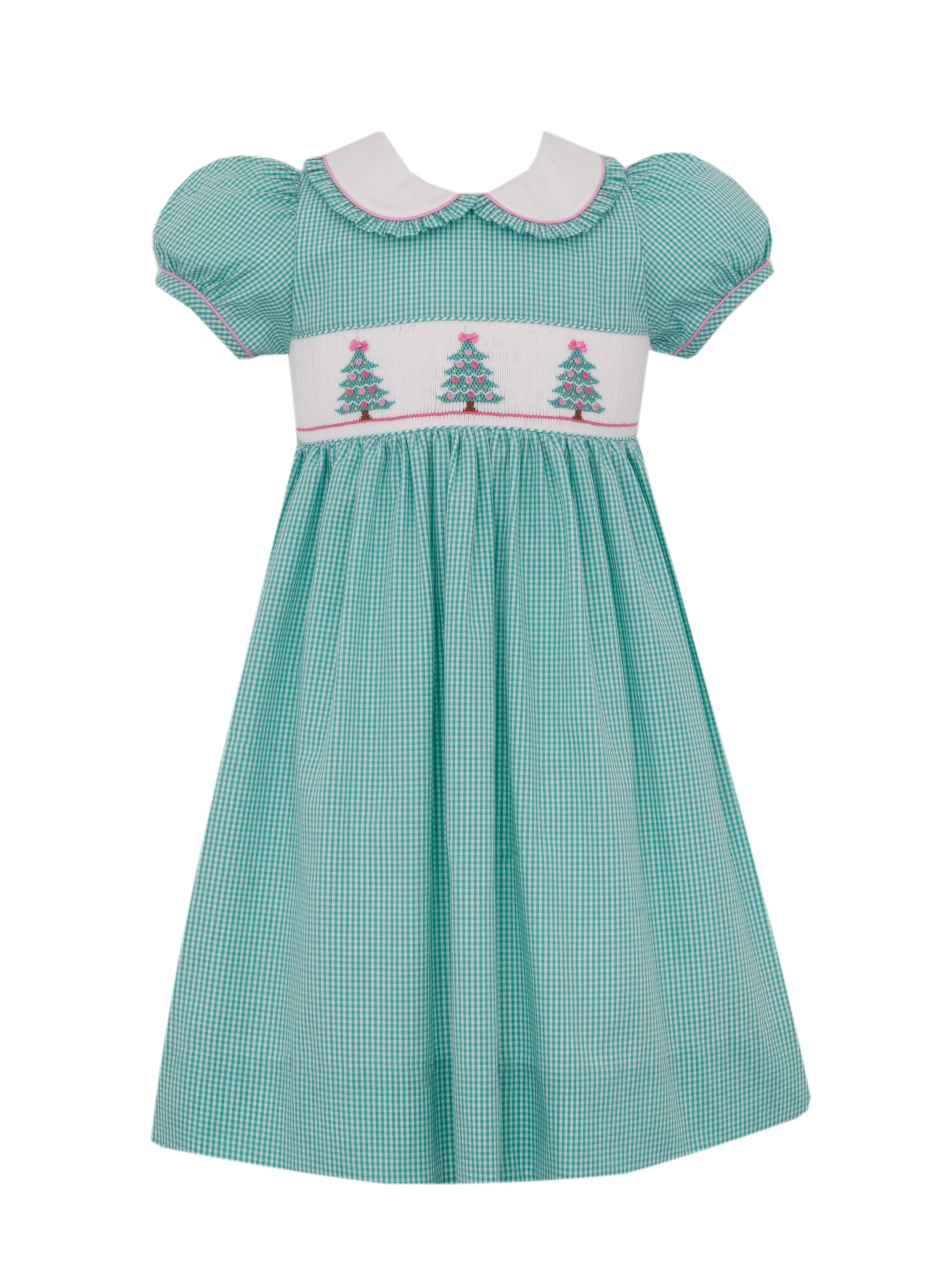 Pre-Order Pink Bow Christmas Tree Dress – Doodlebugs Children's Finery & Gifts