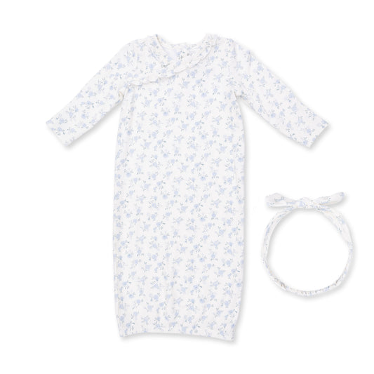 Rose Briar Kimono Gown and Knot Headband Set