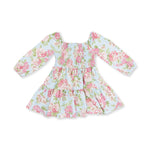 Angeline Floral Cap Sleeve Dress w/Legging