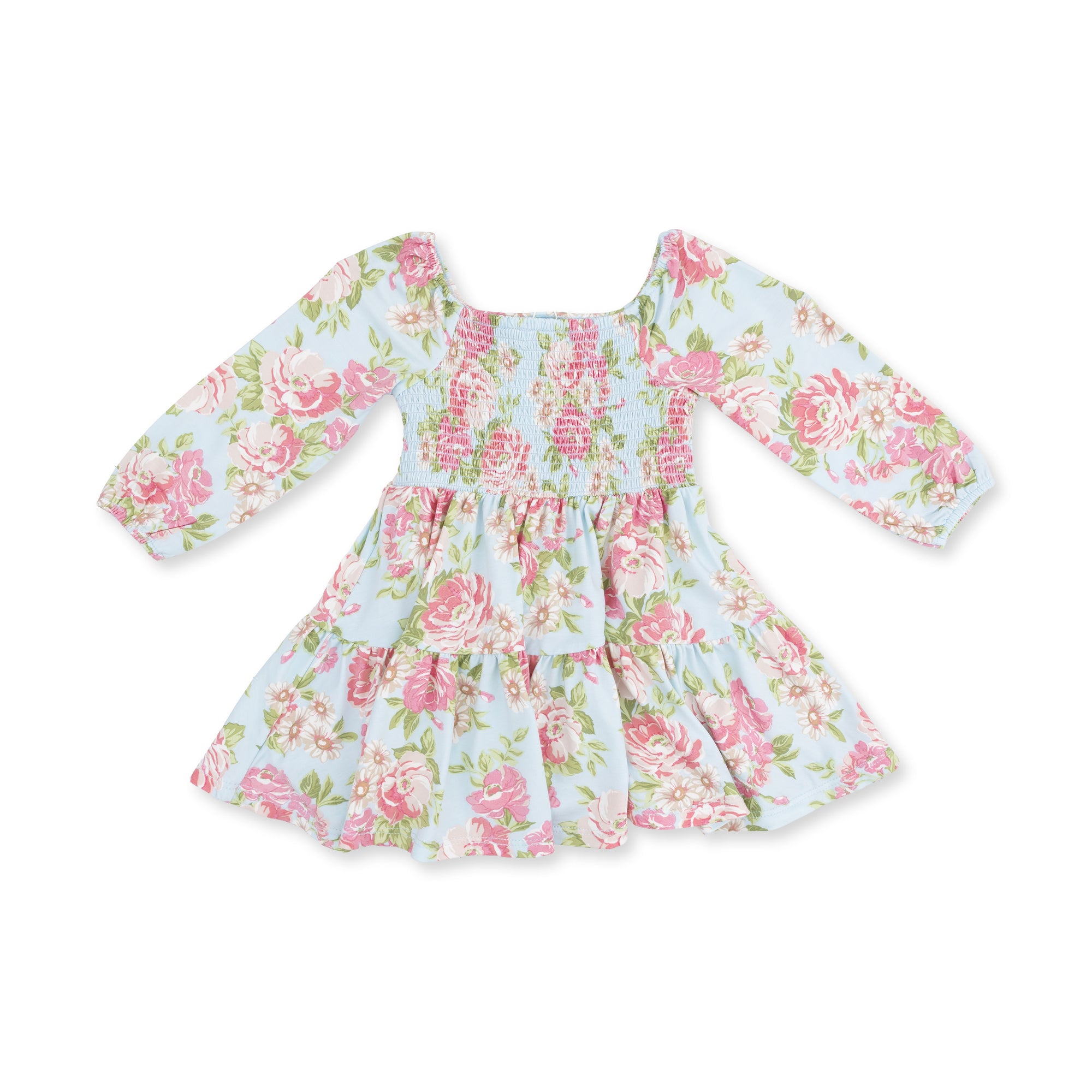 Angeline Floral Cap Sleeve Dress w/Legging
