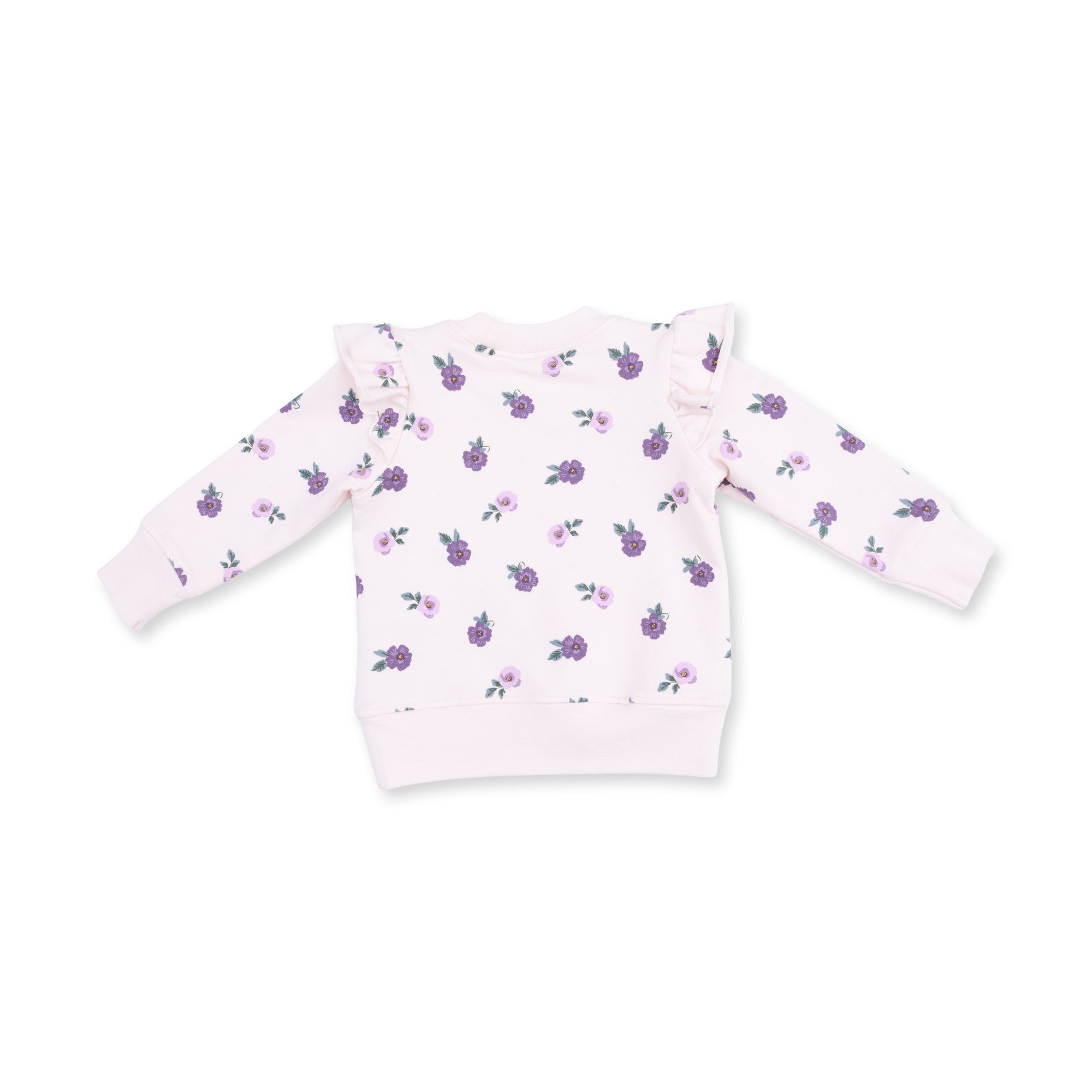 Violetta Floral Ruffle Sweatshirt w/Legging