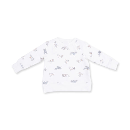 Vintage Airplane Pilots Raglan Jogger Set