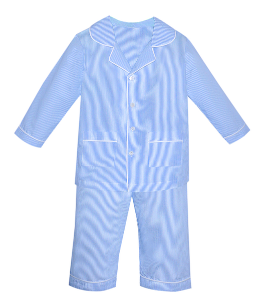 Blue Stripe Landry Boy Loungewear