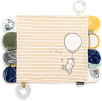 Tan and Blue Activity Blankie