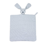 Dusty Blue Mini Stripe Dog Lovey Blanket