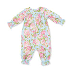 Angeline Floral Smocked L/S Romper