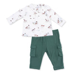 Pointer Pups and Duck Buddies Polo w/Cargo Pant
