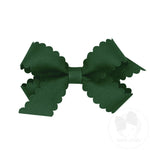 Mini Scallop Edge Grosgrain Bow