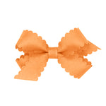 Mini Scallop Edge Grosgrain Bow