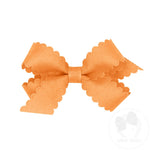 Mini Scallop Edge Grosgrain Bow