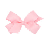 Mini Scallop Edge Grosgrain Bow