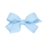 Mini Scallop Edge Grosgrain Bow