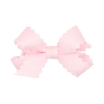Mini Scallop Edge Grosgrain Bow